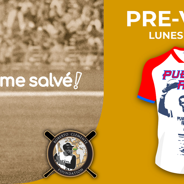 Tiendas Me Salvé - 🚨Pre-Venta este lunes desde las 8:00am🚨 En alianza con  la Federación de Béisbol de Puerto Rico y la Fundación Roberto Clemente,  les presentamos la camisa oficial conmemorativa del